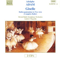 ADAM/ORFA - ROMANTIC BALLET IN TWO ACTS cover art
