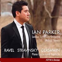 Piano Concertos and Capriccio by Ravel ,   Stravinsky ,   Gershwin ;   Ian Parker ,   London Symphony Orchestra ,   Michael Francis