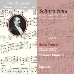 The Romantic Piano Concerto, Volume 33: Piano Concerto no. 2, op. 56 / Piano Concerto no. 3, op. 80 by Xaver Scharwenka ;   Radio-Philharmonie Hannover des NDR ,   Tadeusz Strugała ,   Seta Tanyel