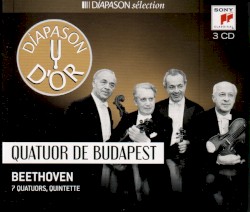 7 Quatuors, Quintette by Beethoven ;   Quatuor de Budapest