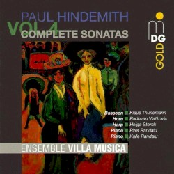 Complete Sonatas Vol. 4 by Paul Hindemith ;   Ensemble Villa Musica