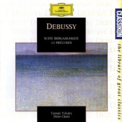 Suite bergamasque / 12 Préludes by Claude Debussy ;   Tamás Vásáry ,   Dino Ciani