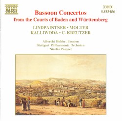 Bassoon Concertos from the Courts of Baden and Württemberg by Albrecht Holder ,   Stuttgart Philharmonic Orchestra ,   Nicolás Pasquet