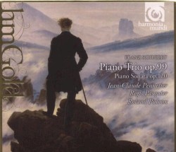 Piano Trio no. 1 / Piano Sonata no. 13 by Franz Schubert ;   Jean‐Claude Pennetier ,   Régis Pasquier ,   Roland Pidoux