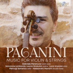 Music for Violin & Strings by Paganini ;   Gabriele Pieranunzi