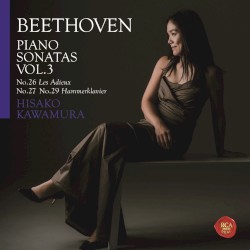 Piano Sonatas, Vol. 3: No. 26 Les Adieux / No. 27 / No. 29 Hammerklavier by Beethoven ;   Hisako Kawamura