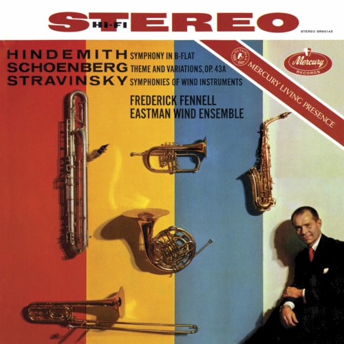 Hindemith: Symphony in B-flat / Schoenberg: Theme & Variations, op. 43a / Stravinsky: Symphonies of Wind Instruments