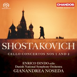 Cello Concertos nos. 1 and 2 by Shostakovich ;   Enrico Dindo ,   Danish National Symphony Orchestra ,   Gianandrea Noseda