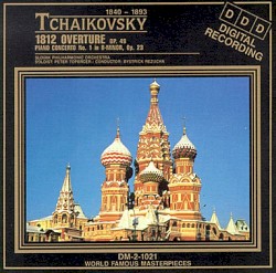 Piano Concerto no. 1, in B minor, op. 23 / Overture Solenelle (1812), op. 49 by Tchaikovsky ;   Slovak Philharmonic Orchestra ,   Bystrík Režucha ,   Peter Toperczer