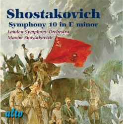Symphony no. 10 by Shostakovich ;   London Symphony Orchestra ,   Maxim Shostakovich