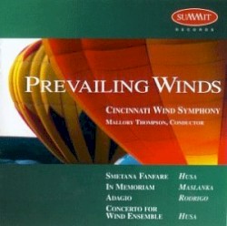 Prevailing Winds by Husa ,   Maslanka ,   Rodrigo ;   Cincinnati Wind Symphony ,   Mallory Thompson