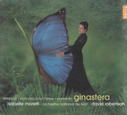 Estancia / Concerto pour harpe / Panambi by Alberto Ginastera ;   Orchestre National de Lyon ,   David Robertson ,   Isabelle Moretti