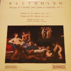 Musique de Chambre pour Piano et Violoncelle, Vol. 1 by Beethoven ;   André Navarra ,   Pierre Sancan