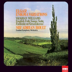 Elgar: Enigma Variations / Vaughan Williams: English Folk Songs Suite / Fantasia on "Greensleeves" by Elgar ,   Vaughan Williams ;   Sir Adrian Boult ,   London Symphony Orchestra
