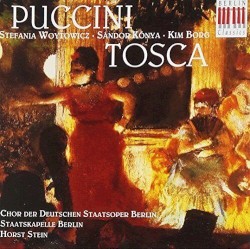 Tosca by Giacomo Puccini ;   Stefania Woytowicz ,   Sándor Kónya ,   Kim Borg ,   Chor der Deutschen Staatsoper Berlin ,   Staatskapelle Berlin ,   Horst Stein