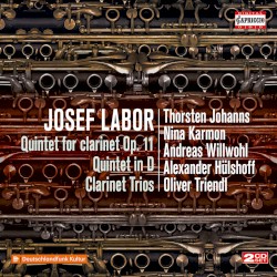 Quintet for clarinet Op. 11; Quintet in D; Clarinet Trios by Josef Labor ;   Thorsten Johanns ,   Nina Karmon ,   Andreas Willwohl ,   Alexander Hülshoff ,   Oliver Triendl
