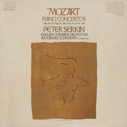 Piano Concertos Nos. 18 and 19 by Mozart ;   English Chamber Orchestra ,   Alexander Schneider ,   Peter Serkin