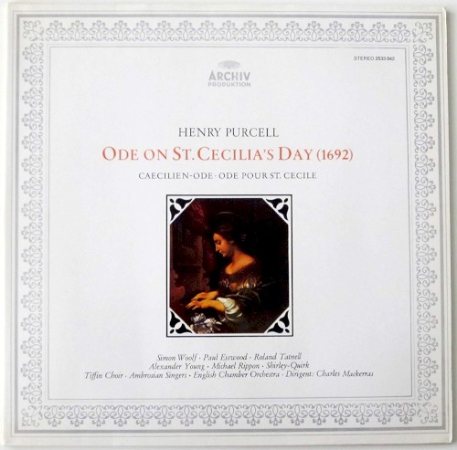 Ode On St. Cecilia's Day (1692)
