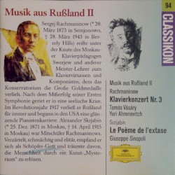 Musik aus Rußland II by Rachmaninow ,   Skrjabin ;   Tamás Vásáry ,   Yuri Ahronovitch ,   Giuseppe Sinopoli