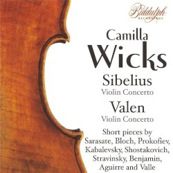 Sibelius: Violin Concerto / Valen: Violin Concerto by Jean Sibelius ,   Fartein Valen ;   Camilla Wicks