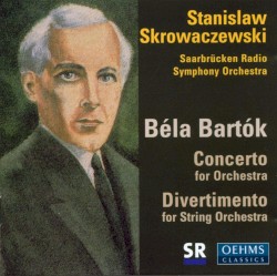 Concerto for Orchestra / Divertimento for String Orchestra by Béla Bartók ;   Saarbrücken Radio Symphony Orchestra ,   Stanisław Skrowaczewski