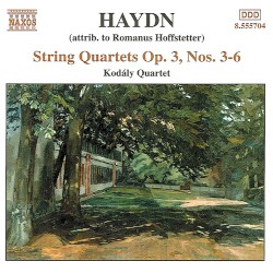 String Quartets: Op. 3, nos. 3-6 by Joseph Haydn ;   Kodály Quartet