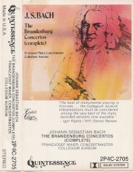 Brandenburg Concertos (complete) by Johann Sebastian Bach ;   Collegium Aureum ,   Franzjosef Maier