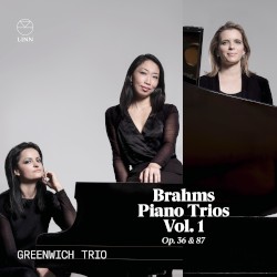 Piano Trios, Vol. 1: Op. 36 & 87 by Brahms ;   Greenwich Trio