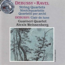 String Quartets / Clair de lune by Debussy ,   Ravel ;   Guarneri Quartet ,   Alexis Weissenberg