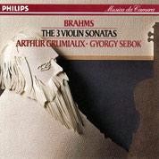 The 3 Violin Sonatas by Brahms ;   Arthur Grumiaux ,   György Sebök