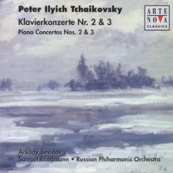Klavierkonzerte Nr. 2 & 3 by Tchaikovsky ;   Russian Philharmonic Orchestra ,   Samuel Friedmann ,   Arkady Sevidov