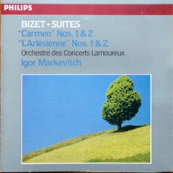 Carmen & L'Arlésienne Suites by Georges Bizet ;   Orchestre des concerts Lamoureux ,   Igor Markevitch