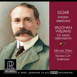 Enigma Variations / The Wasps / Greensleeves by Elgar ,   Vaughan Williams ;  The Kansas City Symphony ,   Michael Stern