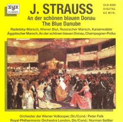 An der schönen blauen Donau by J. Strauss ;   Orchester der Wiener Volksoper ,   Peter Falk ,   Royal Philharmonic Orchestra ,   Frank Shipway