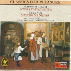 Pictures at an Exhibition / Serenade for Strings by Mussorgsky ,   Tchaikovsky ;   London Philharmonic Orchestra ,   John Pritchard ,   Norman Del Mar