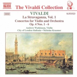 La stravaganza, Vol. 1 by Vivaldi ;   Andrew Watkinson ,   City of London Sinfonia ,   Nicholas Kraemer