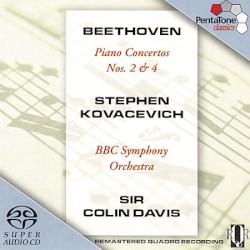 Piano Concertos Nos. 2 & 4 by Beethoven ;   Stephen Kovacevich ,   BBC Symphony Orchestra ,   Sir Colin Davis