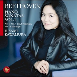 Piano Sonatas, Vol. 1: No. 4 / No. 7 / No. 8 Pathétique / No. 14 Moonlight by Beethoven ;   Hisako Kawamura