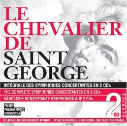 Intégrale des symphonies concertantes, CD 2 by Le Chevalier de Saint‐Georges ;   Pilsen Philharmonic Orchestra
