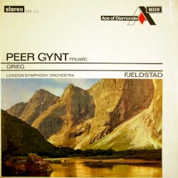 Peer Gynt Music by Grieg ;   London Symphony Orchestra ,   Øivin Fjeldstad