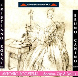 Sonatas, op. 8 (vol. 1) by Antonio Locatelli ;   Cristiano Rossi ,   Bruno Canino