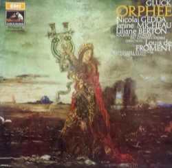 Orphée by Gluck ;   Nicolai Gedda ,   Janine Micheau ,   Liliane Berton ,   Société des Concerts du Conservatoire , direction :   Louis de Froment