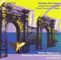 Capriccio Espagnol / Piano Concerto / Sadko by Rimsky-Korsakov ;   Malaysian Philharmonic Orchestra ,   Kees Bakels ,   Noriko Ogawa