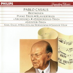 Piano Trios: «Erzherzogs-Trio» / «Geister-Trio» by Beethoven ;   Karl Engel ,   Mieczyslaw Horszowski ,   Sándor Végh