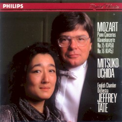 Piano Concertos by Mozart ;   Mitsuko Uchida ,   English Chamber Orchestra ,   Jeffrey Tate