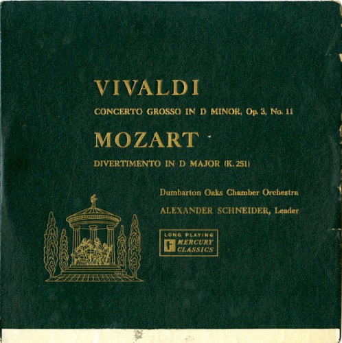 Vivaldi: Concerto grosso in D minor, op. 3 no. 11 / Mozart: Divertimento in D major, K. 251