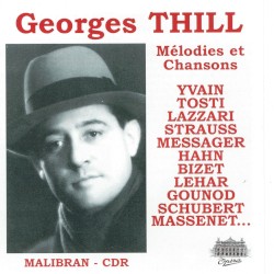 Mélodies et chansons by Georges Thill