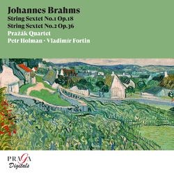 Johannes Brahms: String Sextets Nos. 1 & 2 by Johannes Brahms ;  Prazak Quartet ,   Petr Holman  &   Vladimír Fortin