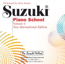 Suzuki Piano School, Volume 6, New International Edition by Suzuki Method International ;   Seizo Azuma