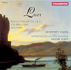 Piano Concertos 1 & 2 / Les Préludes / Mazeppa by Franz Liszt ;   Orchestre de la Suisse Romande ,   Neeme Järvi ,   Geoffrey Tozer